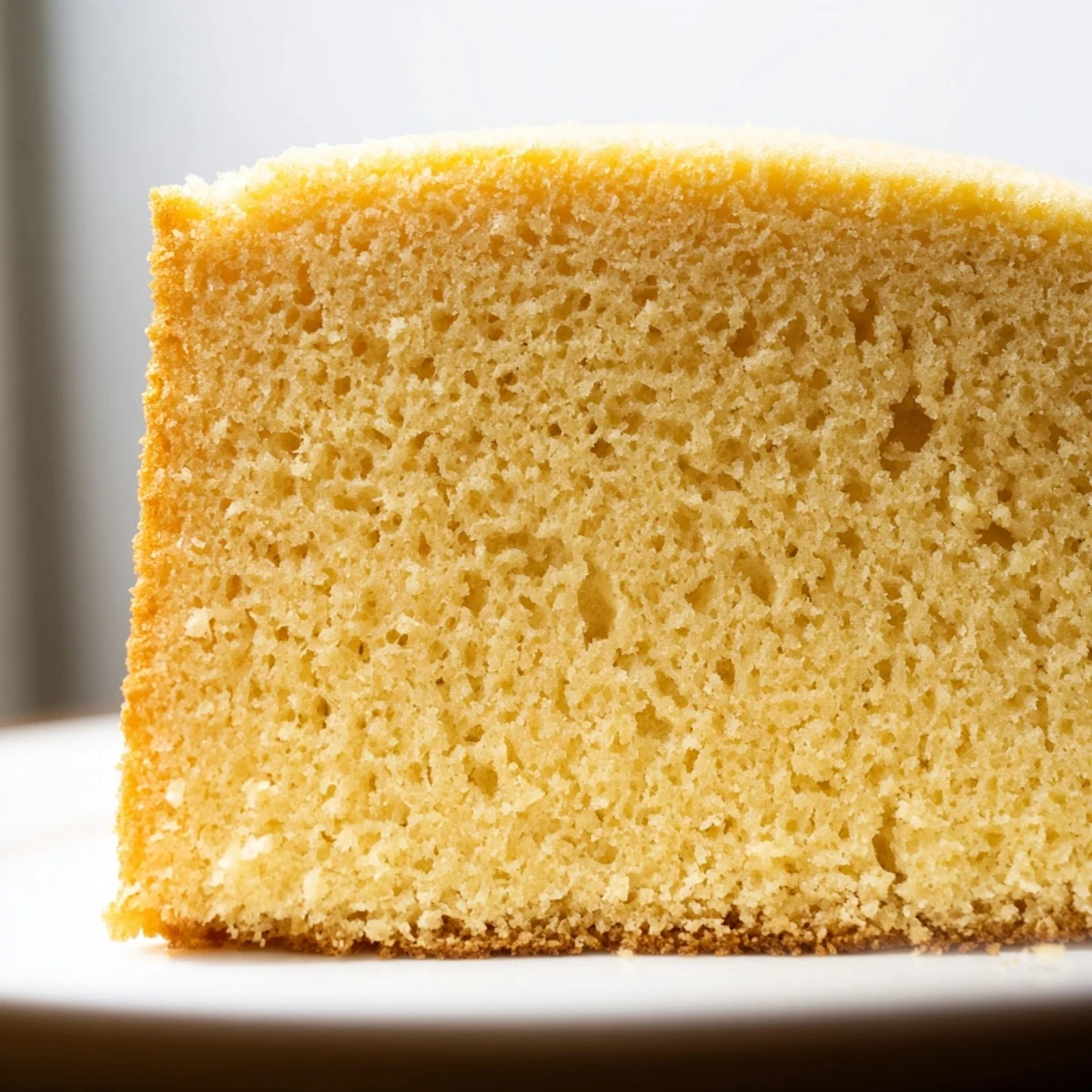 Picture a tender, homemade vanilla sponge cake, lightly sweet and ideal for your next layer cake project.