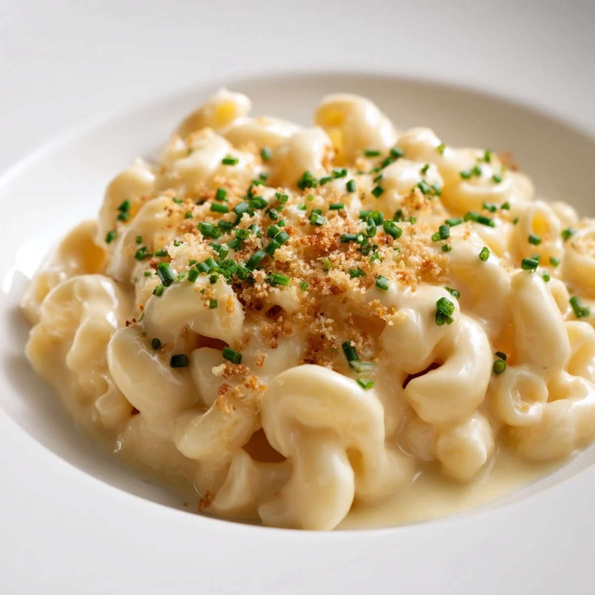 A steaming bowl of creamy Stove-Top Mac and Cheese, showcasing the perfectly melted cheese sauce.