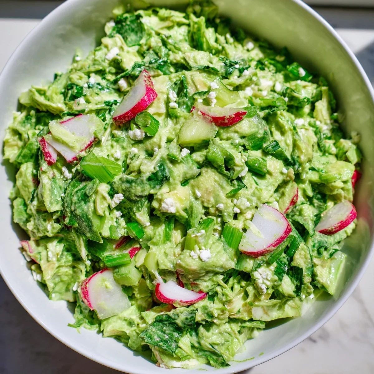 Creamy, vibrant Green Goddess Cabbage Dip, a refreshing appetizer with crunchy cabbage, ready to serve.