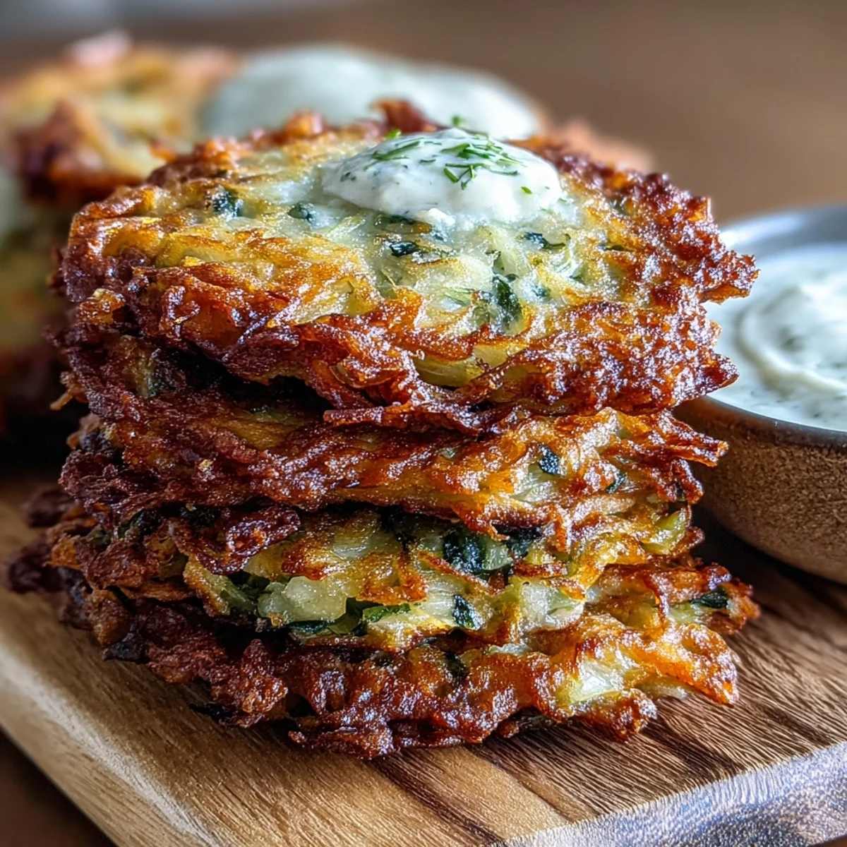 Golden-brown Cabbage Fritters With Dipping Sauce are served warm, crispy on the outside with tender, savory cabbage inside.