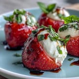 Strawberry Caprese Skewers