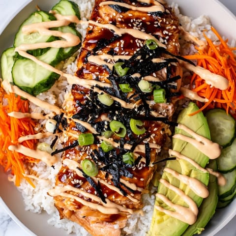 Teriyaki Salmon Rice Bowl