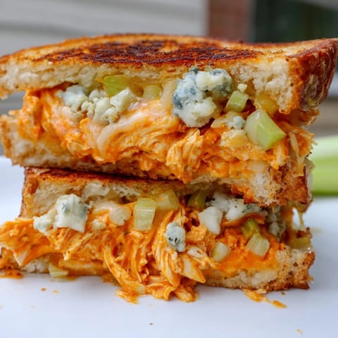 Buffalo Chicken Grilled Cheese