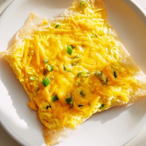 Rice Paper Egg Cheese Fold