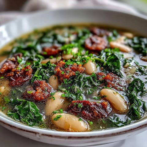 Italian White Bean Soup with Kale