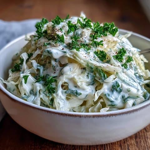 Silky Tender Creamed Cabbage