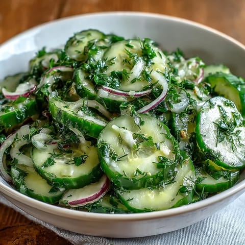 Cucumber Radish Dill Salad