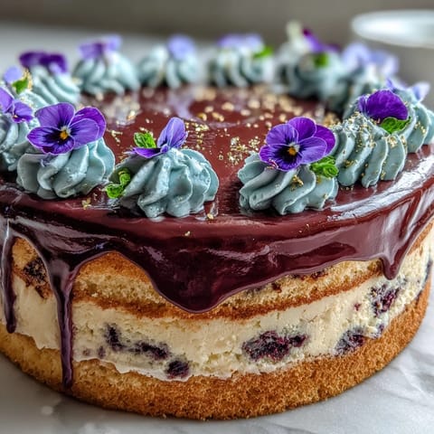Graduation cake with edible flowers and gold leaf, perfect for celebrating academic achievements in style.