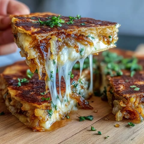 Golden kimchi quesadillas, melted cheese oozing with spicy, savory filling.