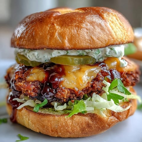 Delicious Memorial Day BBQ smash burger sliders piled high on toasted brioche buns ready to eat.