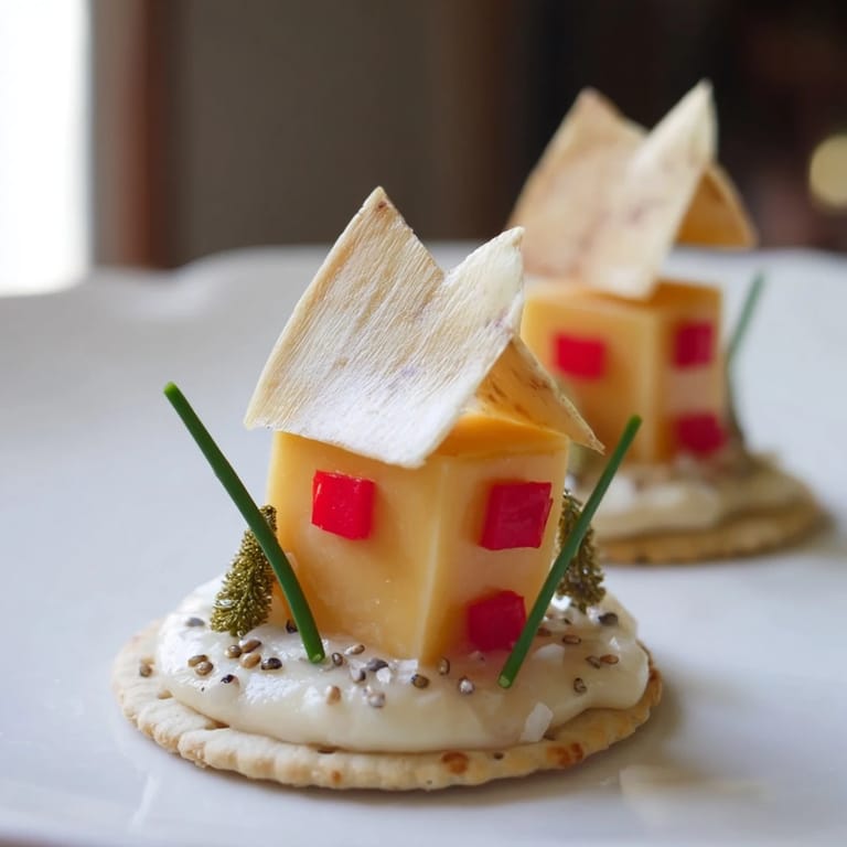 A close-up of the delicious Alpine Village appetizers, perfect for a European-inspired spread.