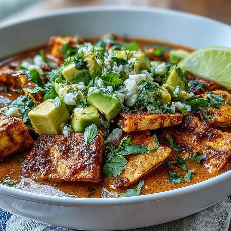 Topped with creamy panela cheese, diced avocado, and chopped cilantro for a fresh finish.