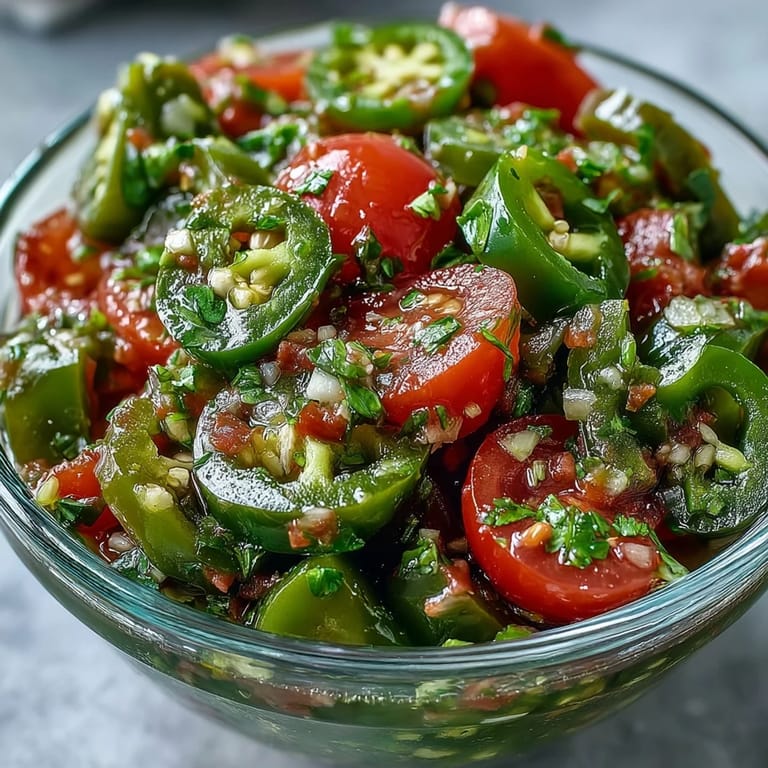 Enjoy this zesty Pickle de Gallo, perfect for tacos and appetizers.