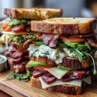 Loaded deli sandwich board with assorted meats, cheeses, and fresh vegetables for customizable picnic sandwiches.